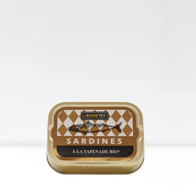 SARDINES À LA TAPENADE BIO - La Bonne Mer