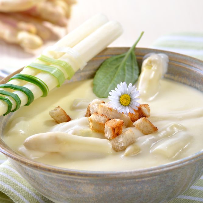 Spargel Cremesuppe 