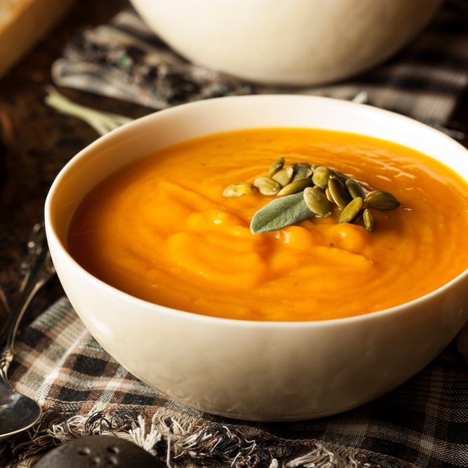 Le Moissonniers Kürbissuppe