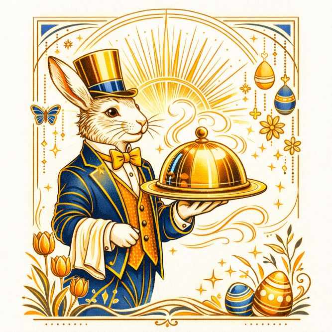 OSTERMENÜ - Drei festliche Gänge für 2 Personen