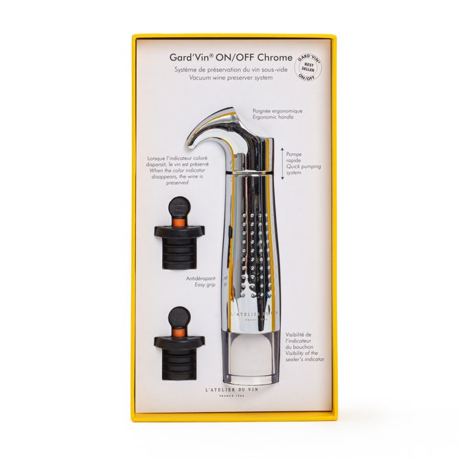 Gard’vin ON/OFF chrome + 2 bouchons